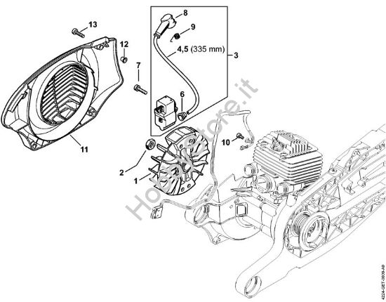 Impianto di accesione Troncatrici (TS) TS 800 della marca STIHL