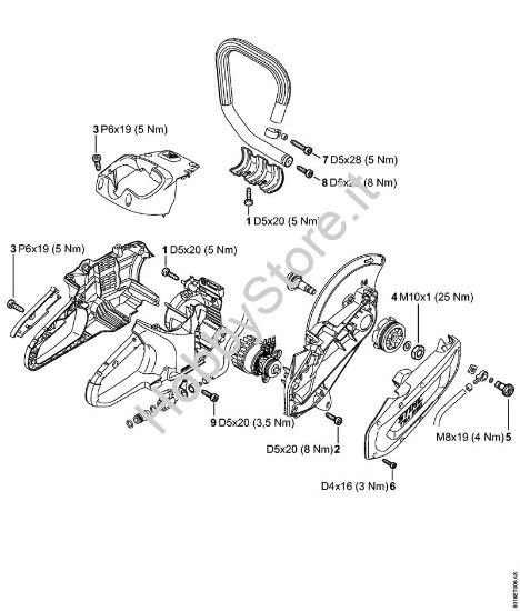 Coppie di serraggio Troncatrici a batteria (TSA) TSA 230 della marca STIHL
