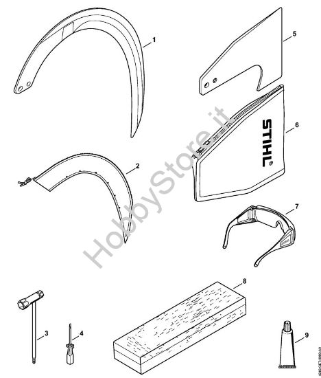 Attrezzi, accessorio a richiesta Apparecchi speciali (PC, SP, MC) PC 75 della marca STIHL