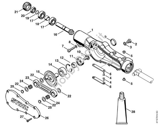 Scatola riduttore Apparecchi speciali (PC, SP, MC) SP 200 della marca STIHL