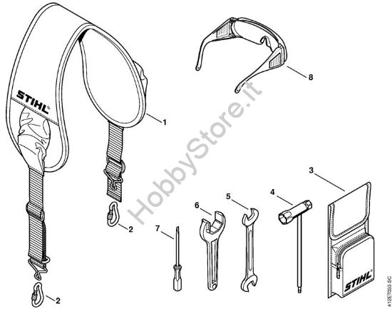 Attrezzi, accessorio a richiesta Apparecchi speciali (PC, SP, MC) SP 450 della marca STIHL
