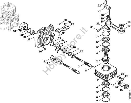 Riduttore Apparecchi speciali (PC, SP, MC) SP 450 della marca STIHL