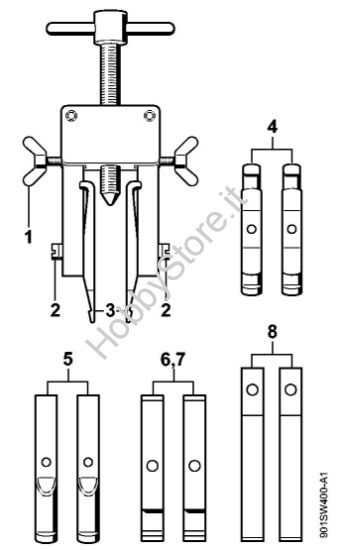Dispositivo di estrazione Apparecchi speciali (PC, SP, MC) SP 451 della marca STIHL