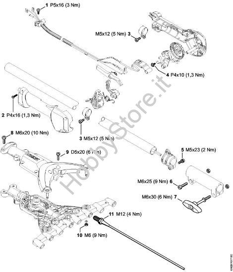 Coppie di serraggio Apparecchi speciali (PC, SP, MC) SP 92 C-E della marca STIHL