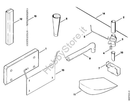 Accessori a richiesta Atomizzatori (SR) SG 17 L della marca STIHL