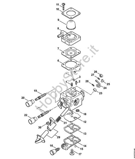 Carburatore C1M-S244 Atomizzatori (SR) SR 200 della marca STIHL