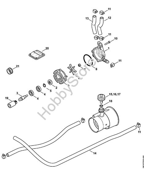 Pompa di pressione Atomizzatori (SR) SR 200-D della marca STIHL