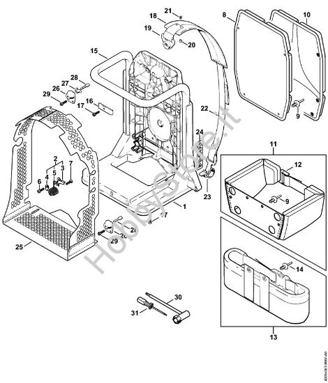 Dorsale Atomizzatori (SR) SR 320 della marca STIHL
