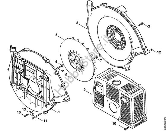 Carter soffiatore Atomizzatori (SR) SR 340 della marca STIHL