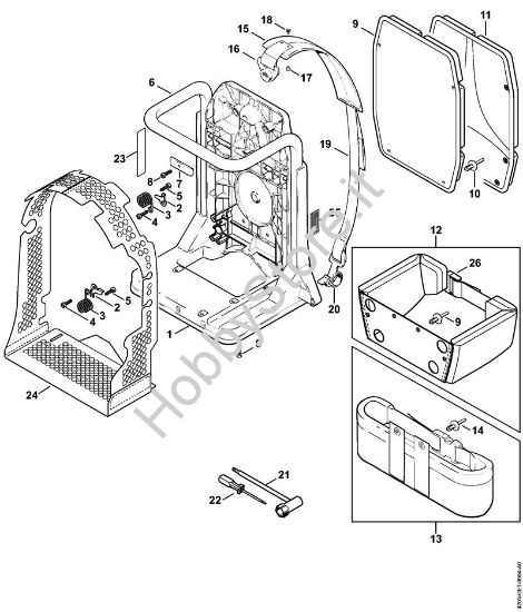 Dorsale Atomizzatori (SR) SR 340 della marca STIHL