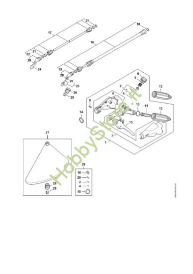 Picture of Pistola, tubo nebulizzatore SG 31