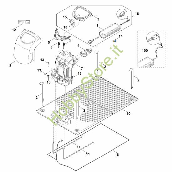 Picture of A - Stazione d ricarica ADO 601.0