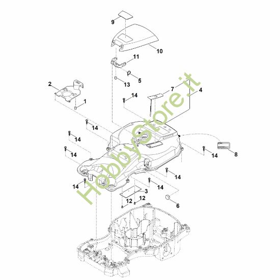 Picture of B - Parte superiore scocca RMI 422.1