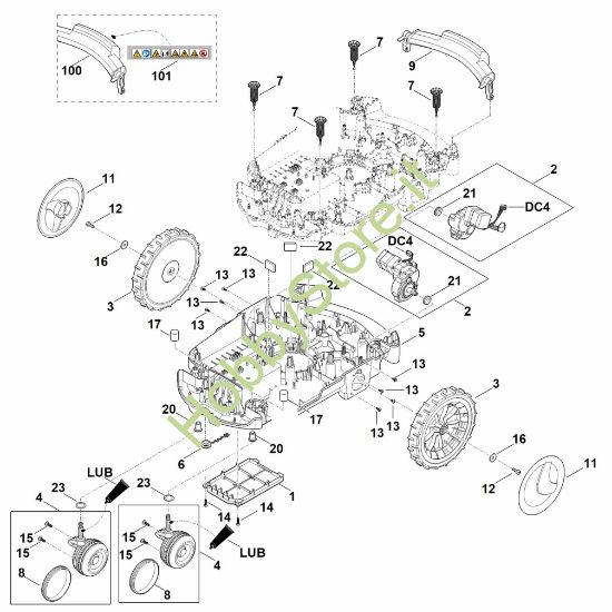 Picture of C - Telaio parte inferiore scocca RMI 632.0 C