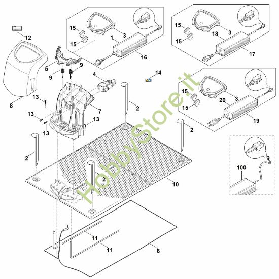Picture of F - Stazione d ricarica RMI 632.0 P