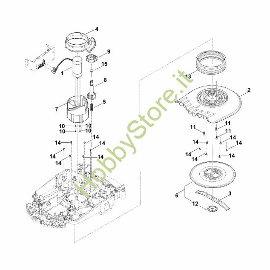Picture of D - Regolazione altezza apparato di taglio RMI 632.1 C