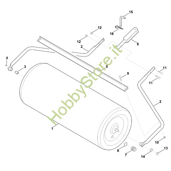 Picture of A - Rullo per spianare AGW 098.0