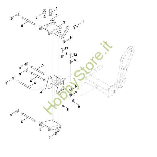 Picture of D - Telaio intermedio ASP 100.1