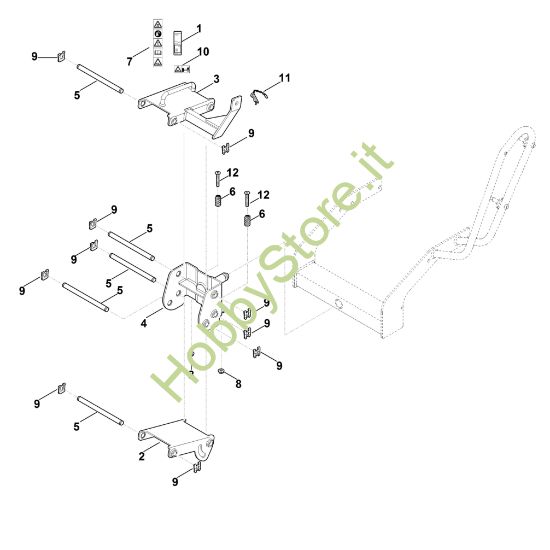 Picture of D - Telaio intermedio ASP 125.1