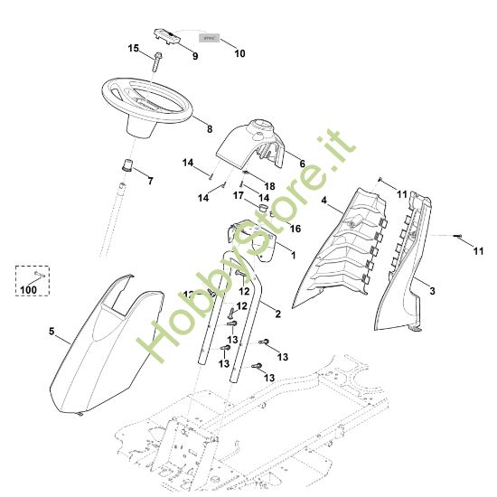 Picture of B - Pannello portacomandi RT 4082.0