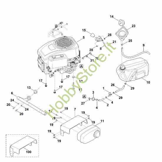Picture of G - Motore, serbatoio RT 4082.0