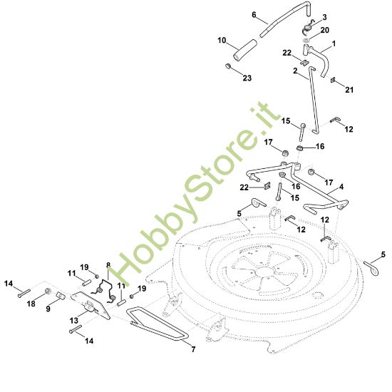 Picture of J - Sollevamento apparato di taglio RT 4082.0