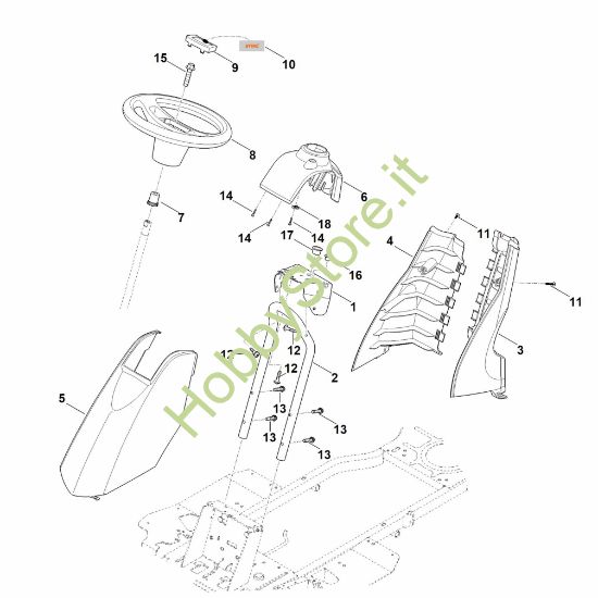 Picture of B - Pannello portacomandi RT 4082.1