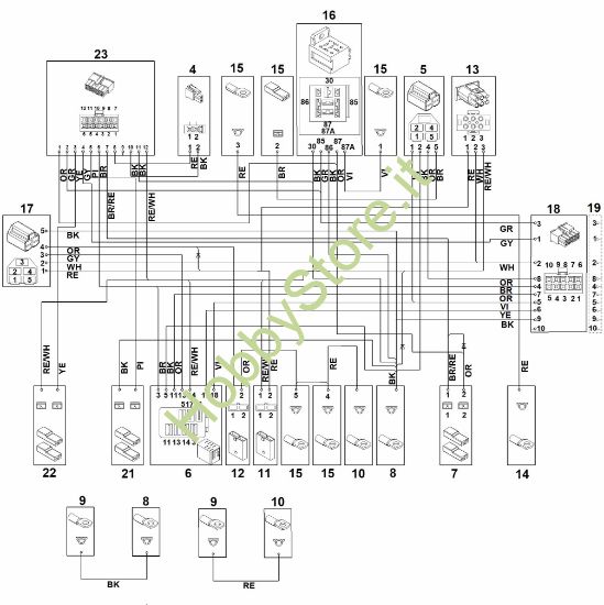 Picture of P - Schema di contatto 1 RT 4082.1