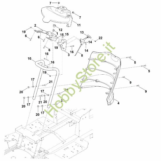 Picture of B - Pannello portacomandi RT 4097.1 SX