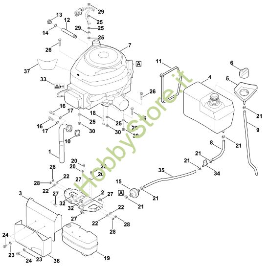 Picture of G - Motore, serbatoio RT 4112.0 S