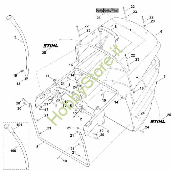 Picture of N - Cesto raccolta erba RT 5097.0