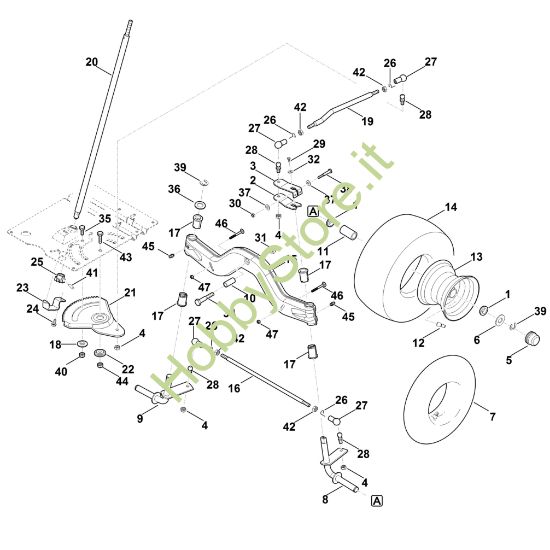 Picture of E - Sterzo, ruota anteriore RT 5097.0 Z
