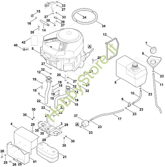 Picture of H - Motore, serbatoio RT 5097.0 Z