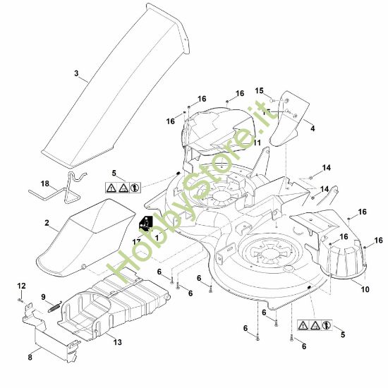 Picture of L - Carter apparato di taglio RT 5097.0 Z