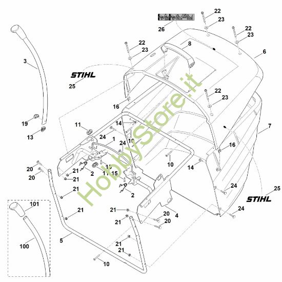 Picture of N - Cesto raccolta erba RT 5097.0 Z