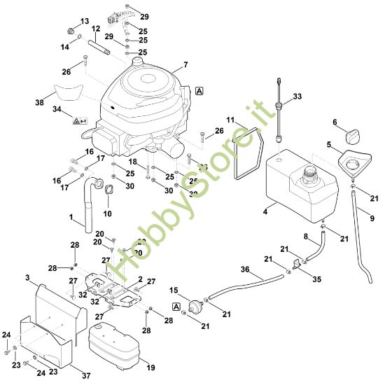 Picture of H - Motore, serbatoio RT 6112.0 C