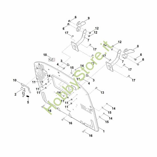 Picture of G - Parete posteriore RT 6112.1 ZL