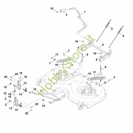 Picture of K - Sollevamento apparato di taglio RT 6112.1 ZL
