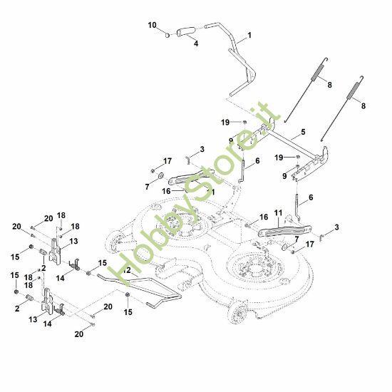 Picture of K - Sollevamento apparato di taglio RT 6127.1 ZL