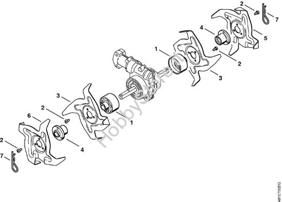 BF Fresa, accessorio a richiesta Attrezzi accessori BF della marca STIHL