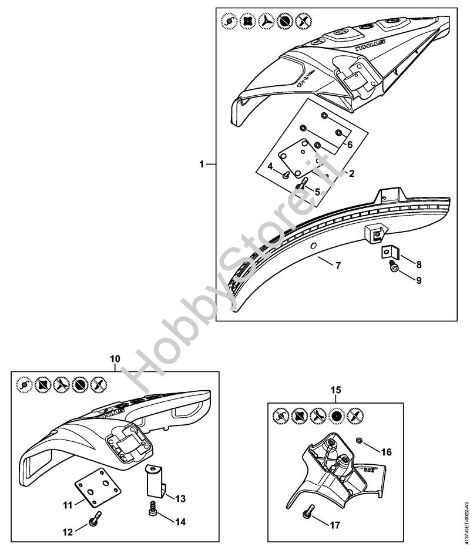 Riparo Attrezzi accessori FS della marca STIHL