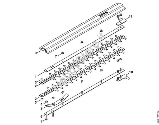 Coltello Attrezzi accessori HL 0° della marca STIHL