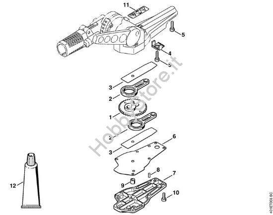 Riduttore lama a 135° regolabile Attrezzi accessori HL 135° della marca STIHL