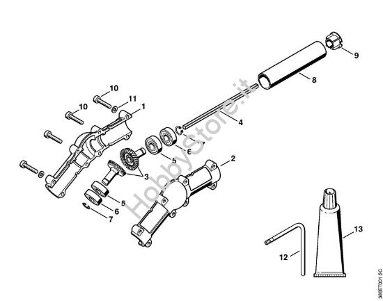 Riduttore angolato Attrezzi accessori HT della marca STIHL