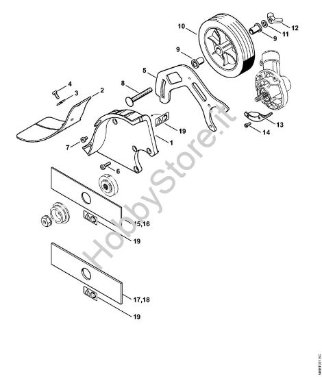 FCB-KM Riparo Attrezzi di applicazione (-KM) FCB-KM - 4180 della marca STIHL