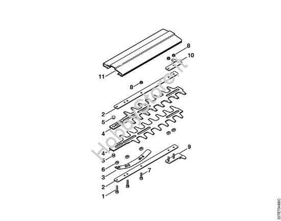 Coltello Attrezzi di applicazione (-KM) FH-KM 135° della marca STIHL