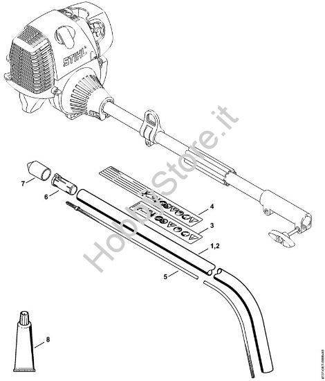 Stelo Attrezzi di applicazione (-KM) FSB-KM della marca STIHL