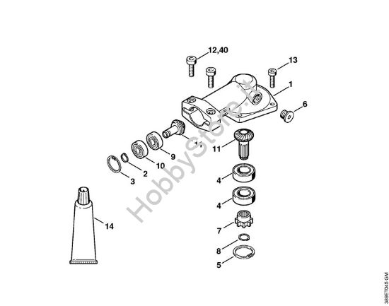 Riduttore angolato 0° Attrezzi di applicazione (-KM) HL-KM 0° della marca STIHL