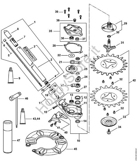 Ricambi RG-KM Attrezzi di applicazione (-KM) RG-KM della marca STIHL