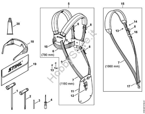 Attrezzi, accessorio a richiesta Motori Kombi (KM) KM 100 della marca STIHL